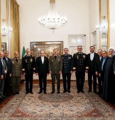 حضور فرماندهان ارشد ارتش جمهوری اسلامی ایران در وزارت امور خارجه